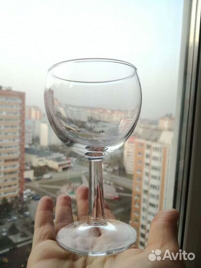 Стеклянные бокалы (6 шт.)