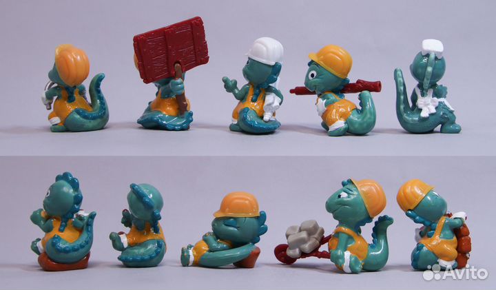 Дино / Динозаврики - строители 1995 г. Киндер Итал