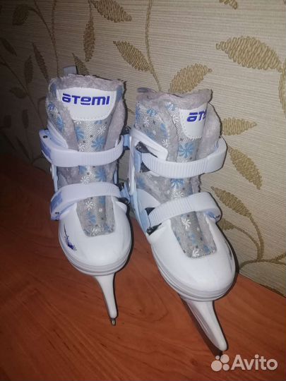 Коньки детские раздвижные 30-33