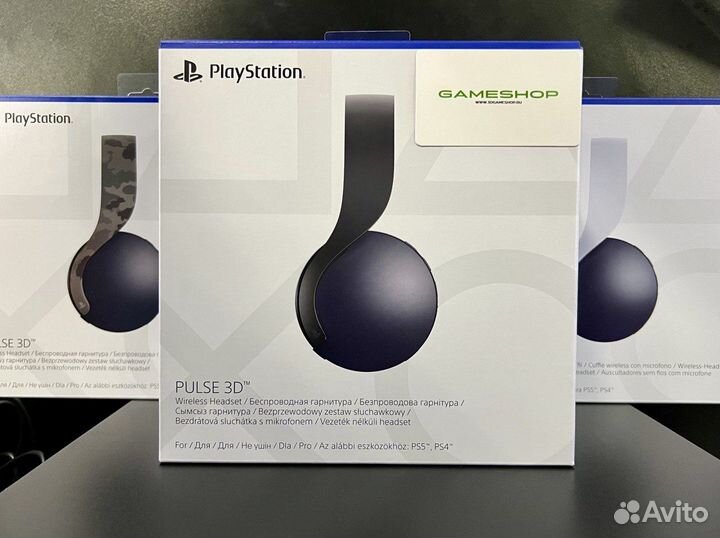 PS5 Беспроводная гарнитура pulse 3D черная cfizwd1