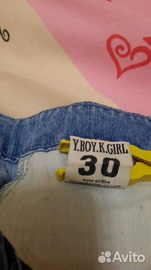 Женские джинсовые бриджи