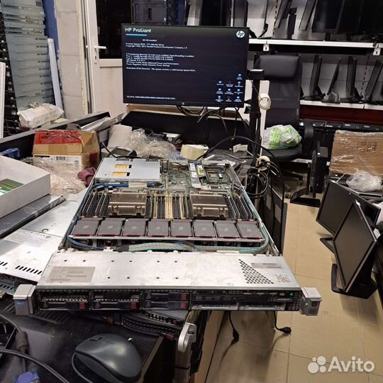 Сервер HP DL360p Gen8 2x E5-2690 80gb 2x750w