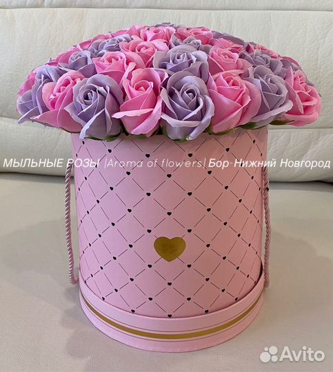 Букеты из мыльных роз