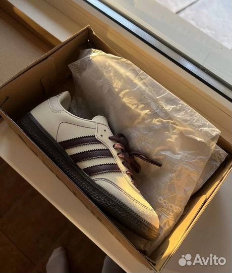 Кроссовки adidas samba og core maroon