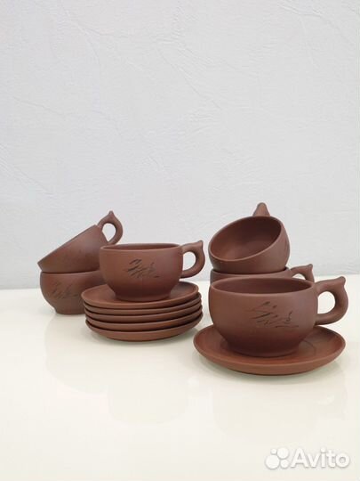 Глиняный набор для чайных церемоний