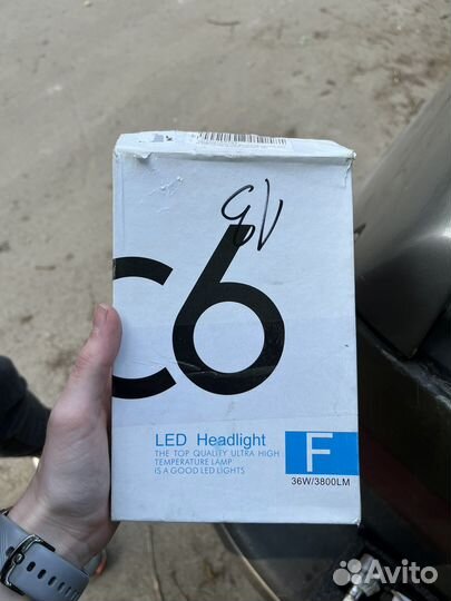 Лампочки светодиодные c6 h1