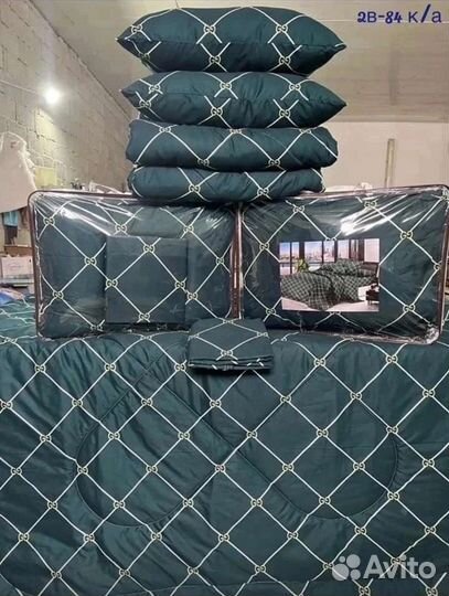 Комплект одеяло и подушки простыня