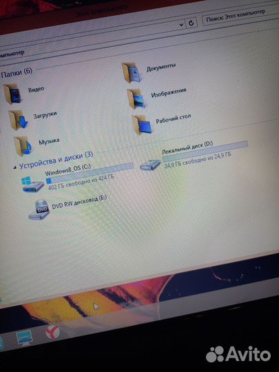 Ноутбук Lenovo рабочий