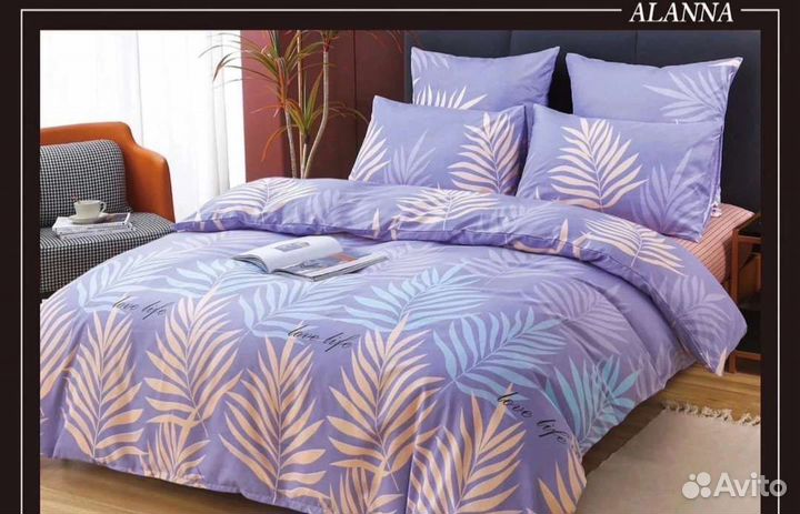 Постельное белье сатин евро на резинке