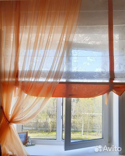 Штора римская для кухни новая