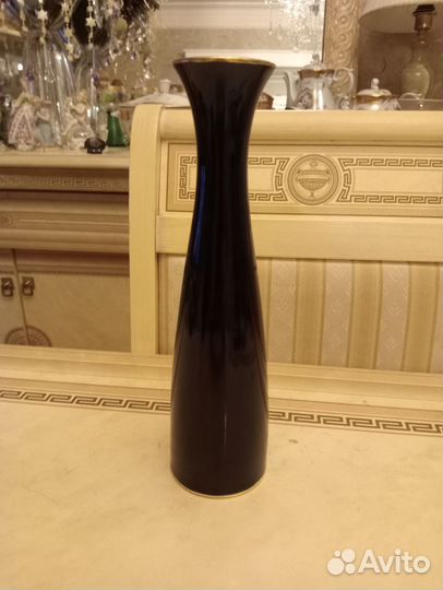 Ваза Royal KPM кобальт фосфор Германия