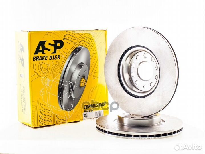 Диск тормозной перед LCV 410204 410204 ASP