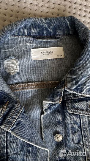 Джинсовая куртка для девочки 110