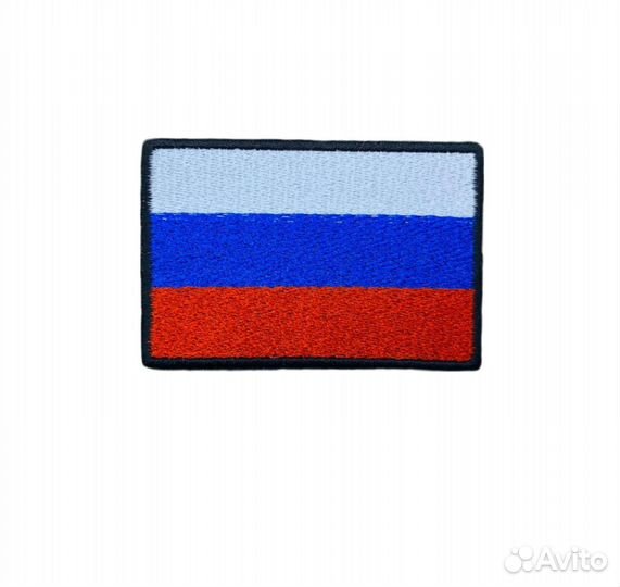 Флаг России нашивка на липучке