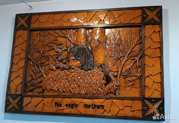 Картина резьба по дереву