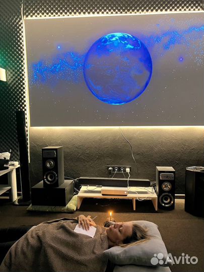 Гвоздетерапия лёжа на спине / Медитация гармония