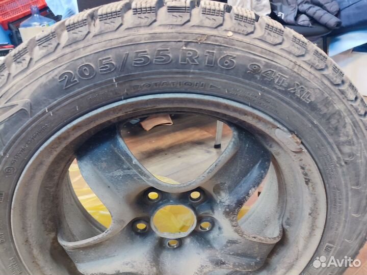 Шины Nokian. 205/55/18 с дисками. Цена за всё