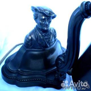 Антикварный лампа с бюстом 1930 -е гг Франция