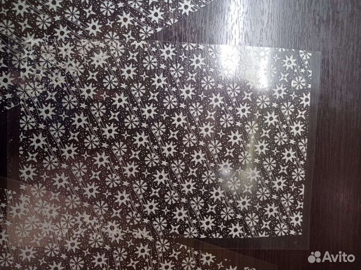 Переводной лист для шоколада. Декор для шоколада