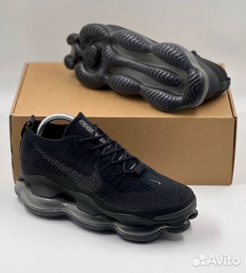 Кроссовки Nike Air Max Scorpion Flyknit черные