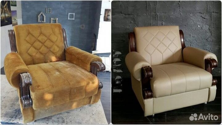 Перетяжка мягкой мебели