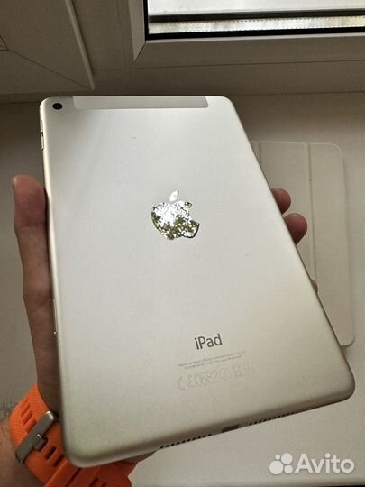 iPad mini 4 128gb с поддержкой сим аккум 91 проц