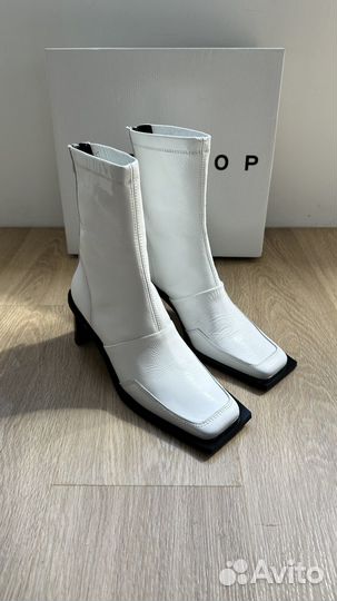 Полусапоги женские Topshop кожа