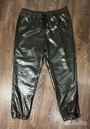 Брюки кожаные