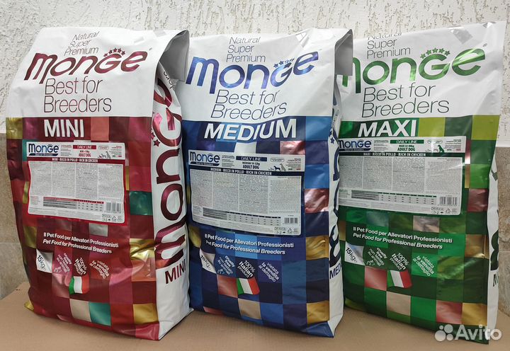 Корм Monge монж для собак с курицей 15 кг