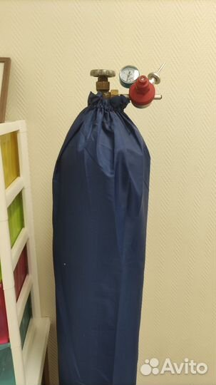 Баллон под гелий+насадка+чехол