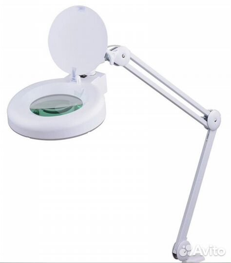 Лампа лупа 5 d на струбицине