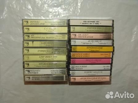 Видео, аудиокассеты студии 