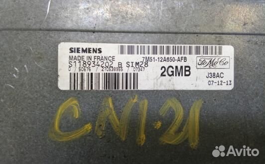 Блок управления двигателем ford C-MAX 1 (CNI19PF01