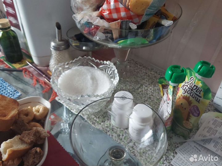 Ваза для фруктов на ножке СССР