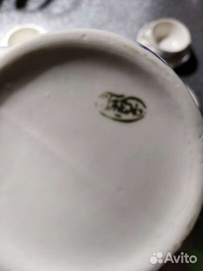 Сервиз чайный,кофейный Гжель времён СССР