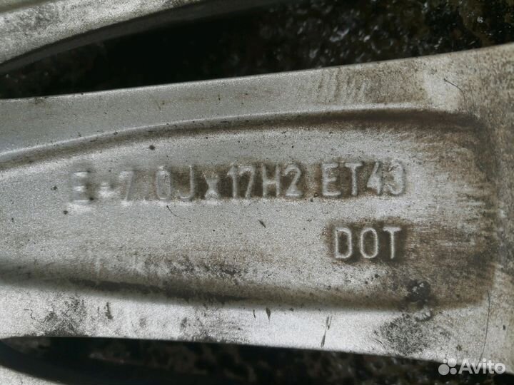 Диск R 17 Ауди Q3. 1 штука