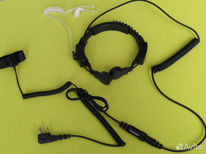 Baofeng Kenwood Гарнитура ларингофон. Нов