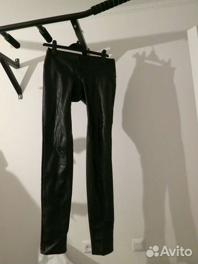 Штаны Джинсы Кожа Козжам