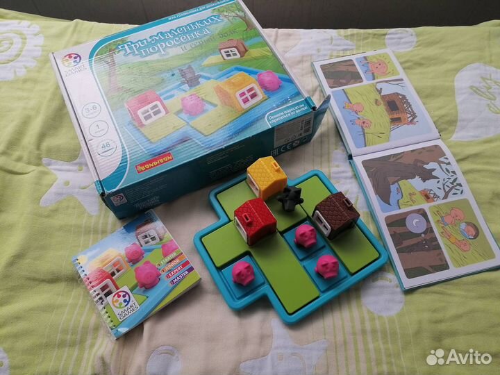 Три маленьких поросёнка и серый волк bondibon