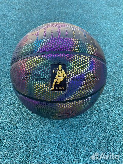 Баскетбольный мяч светоотражающий размер 7