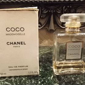 Chanel coco mademoiselle,флакон остатки+коробка,бу