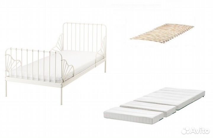 Раздвижная кровать IKEA Миннен