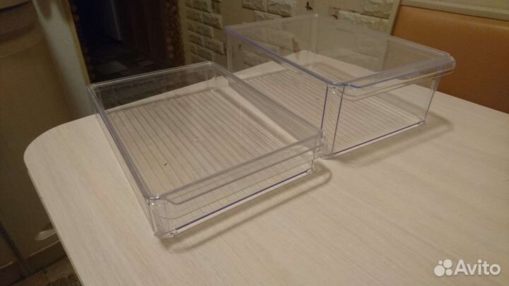 Набор пластиковых органайзеров для холодильника