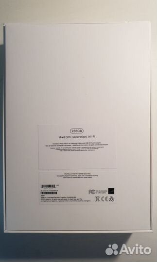 iPad 9th generation 256gb