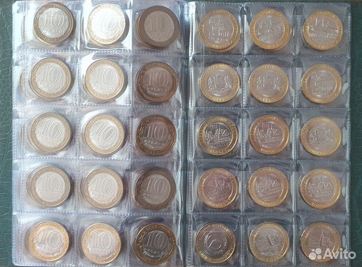 Монеты 10р биметалл