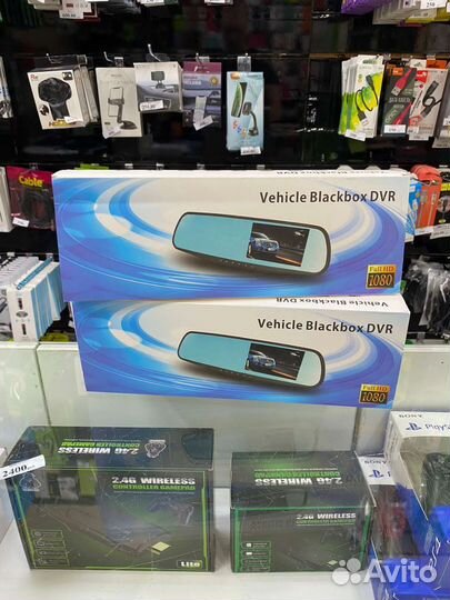 Видеорегистратор зеркало с камерой заднего вида