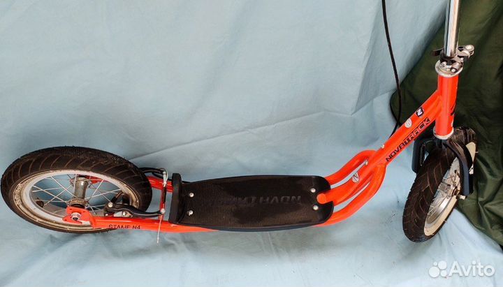 Самокат для детей Novatrack stamp N4 оранжевый