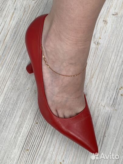 Золотой браслет на ногу/руку