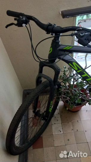 Продаю велосипед Sitis one on610 черно-зелёный