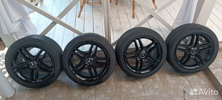 Колеса Mercedes AMG разно широкие 17 диаметр